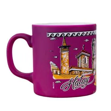 Hatay Themed Customised Serigraphy Printed Ceramic Mug 82x90 mm - 7