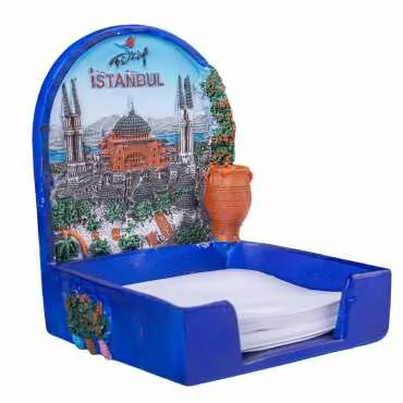 Istanbul Themed Polyester Note Holder - Standart - 2