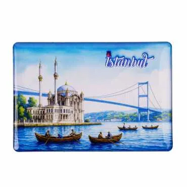 Toptan İstanbul Temalı Myros Dikdörtgen Magnet 95x65 mm - 4