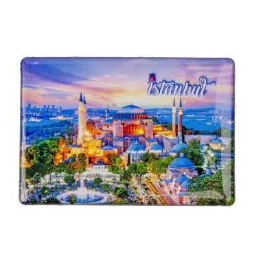 Toptan İstanbul Temalı Myros Dikdörtgen Magnet 95x65 mm - 5