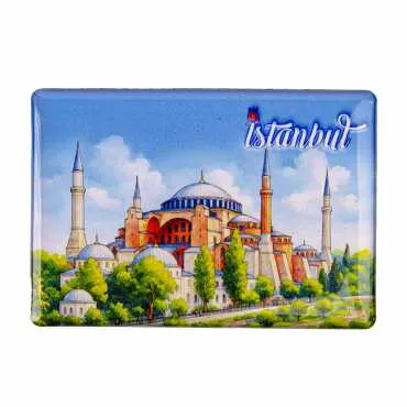 Toptan İstanbul Temalı Myros Dikdörtgen Magnet 95x65 mm - 11