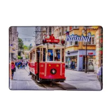 Toptan İstanbul Temalı Myros Dikdörtgen Magnet 95x65 mm - 15