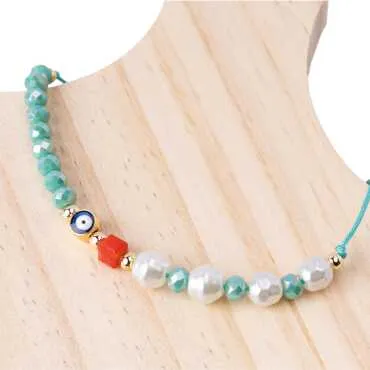 Prestij Bileklik Aquamarine - Standart - 49