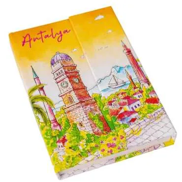 Toptan Antalya Temalı Miknatıslı Defter Orta - 5
