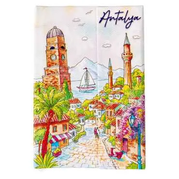 Toptan Antalya Temalı Miknatıslı Defter Orta - 7