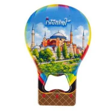 Istanbul Themed Uv Balloon Shaped Bottle Opener