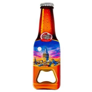 Toptan İstanbul Temalı Myros Uv Bira Şi̇şesi Açacak - 9