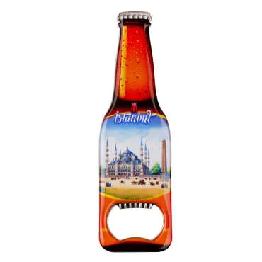 Toptan İstanbul Temalı Myros Metal Bira Şişesi Açacak Magnet 130x39 mm - 5