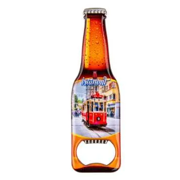 Toptan İstanbul Temalı Myros Metal Bira Şişesi Açacak Magnet 130x39 mm - 8
