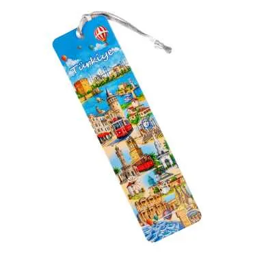 Türkiye Temalı İPLİ KİTAP AYRACI - Standart - 2