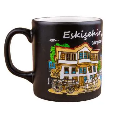 Eskişehir Temalı Seramik Renkli Baskılı Kupa 82x90 mm - 11