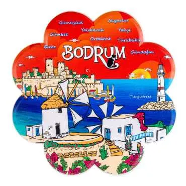 Bodrum Temalı MYROS UV PAPATYA BARDAKALTI 110 MM