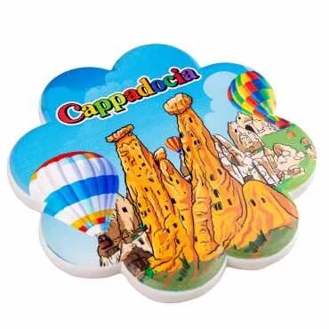 Kapadokya Temalı MYROS UV PAPATYA BARDAKALTI 110 MM - 6