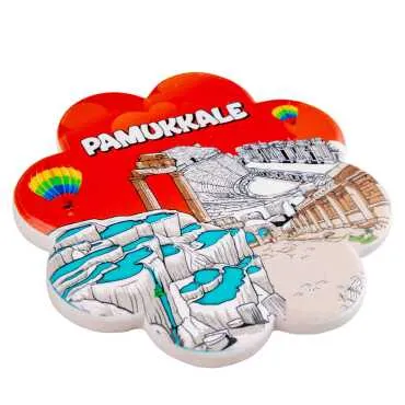 Pamukkale Temalı MYROS UV PAPATYA BARDAKALTI 110 MM - 6