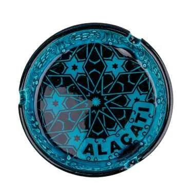Altınoluk Temalı Çini Küçük Turkuaz Klasik Küllük - 3