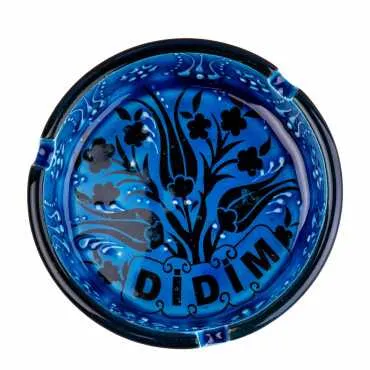 Didim Temalı Çini Küçük Turkuaz Klasik Küllük - 4