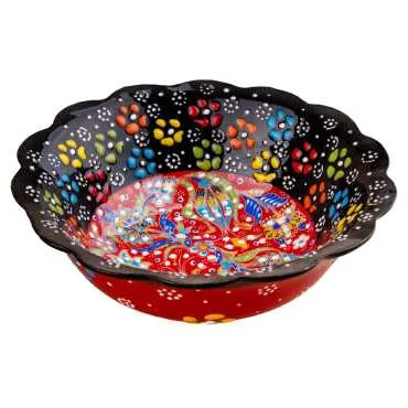 16 CM KUTULU ÖZEL KABARTMA PAPATYA KASE - 3