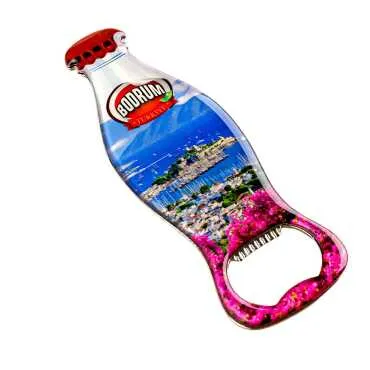 Bodrum Temalı Myros Metal Kola Şişesi Açacak Magnet 120x41 mm - Standart - 2
