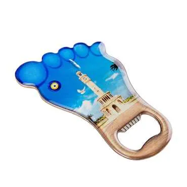 İzmir Temalı Myros Metal Ayak Açacak Magnet 100x59 mm - Standart - 2