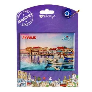 Ayvalık Temalı Myros Kartonetli Magnet