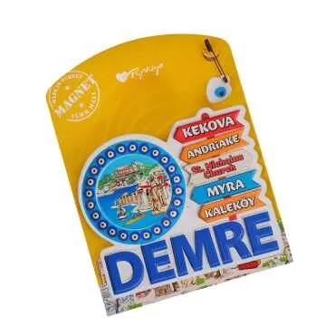Demre Temalı Kartonetli Uv Polyester Magnet - 9