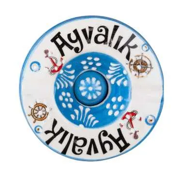 Ayvalık Temalı Yöresel Kapaklı Büyük Küllük 115*55 Mm - Standart - 2