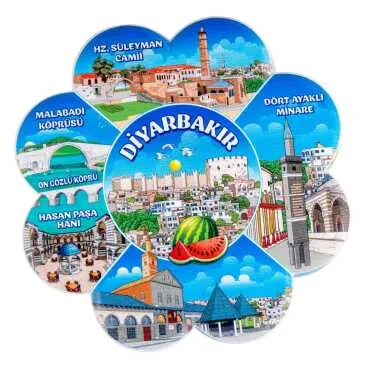 Diyarbakır Temalı MYROS UV PAPATYA BARDAKALTI 110 MM - Standart - 2