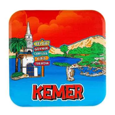 Kemer Temalı MYROS UV KARE BARDAKALTI 100 MM - 5