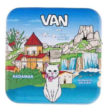 Van Temalı MYROS UV KARE BARDAKALTI 100 MM - Standart - 4