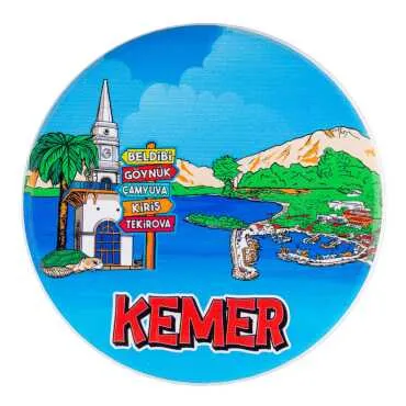 Kemer Temalı MYROS UV YUVARLAK BARDAKALTI 110 MM - Standart - 2
