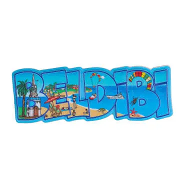 Beldibi Temalı Myros Yöresel Polyester Magnet