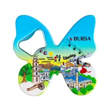 Bursa Temalı UV Baskılı Kelebek Açacak