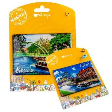 Eskişehir Temalı Myros Kartonetli Magnet - 2
