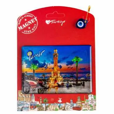 İzmir Temalı Myros Kartonetli Magnet - 5