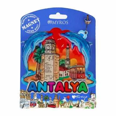 Antalya Temalı Kartonetli Uv Polyester Magnet - 8