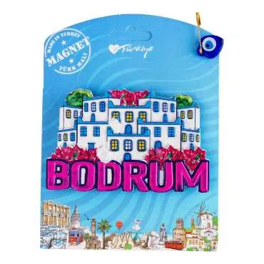 Bodrum Temalı Kartonetli Uv Polyester Magnet - 5