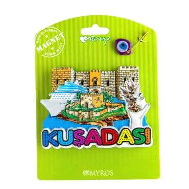 Kuşadası Temalı Kartonetli Uv Polyester Magnet - 3