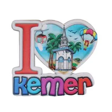 Kemer Temalı Myros Yöresel Polyester Magnet - 12