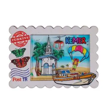 Kemer Temalı Myros Yöresel Polyester Magnet - 14