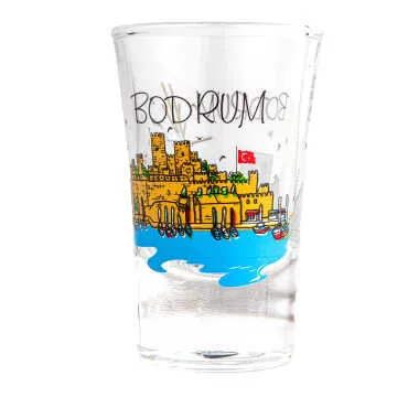 Toptan Bodrum Temalı Baskılı Shot Bardak 45x70 mm - 2