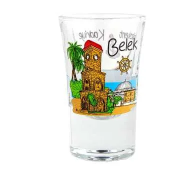 Belek Themed Custom Printed Shot Glass 45x70 mm