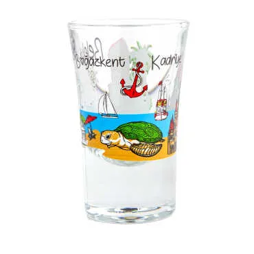 Belek Themed Custom Printed Shot Glass 45x70 mm - Standart - 2
