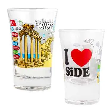 Toptan Side Temalı Baskılı Shot Bardak 45x70 mm - Standart - 3