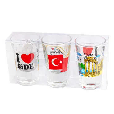 Side Themed Set of Three Shot Glasses - Standart - 2
