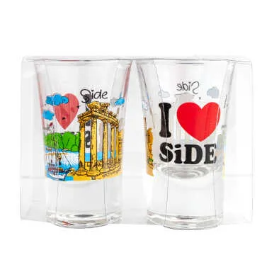 Toptan Side Temalı Shot Bardak 2 Li̇  - 6