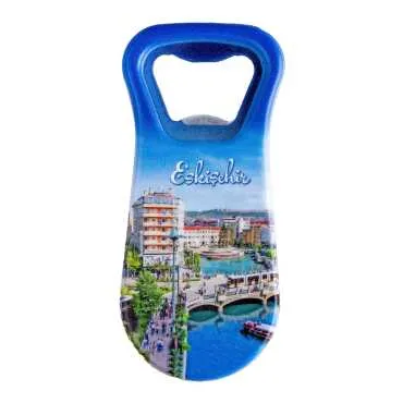 Toptan Eskişehir Temalı Uv Baskılı Açacak Magnet 95x43 mm