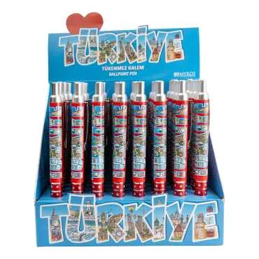Wholesale Türkiye Themed Push Button Ballpoint Pen