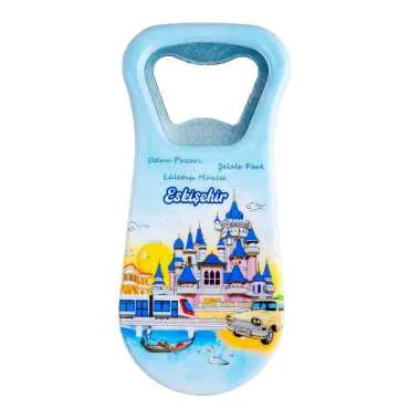 Toptan Eskişehir Temalı Uv Baskılı Açacak Magnet 95x43 mm - 11