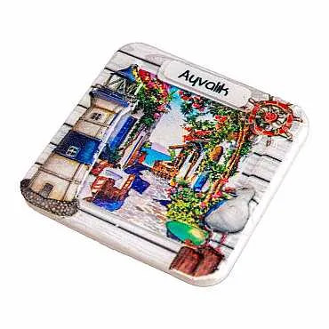 Ayvalık Temalı Myros Yöresel Polyester Magnet - 17