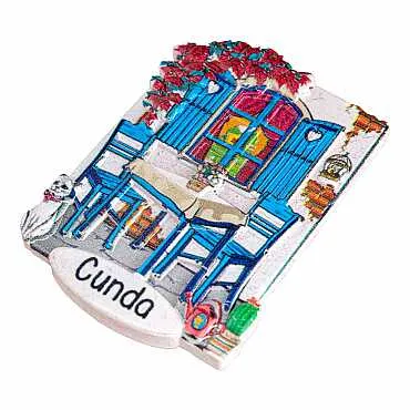 Cunda Themed Myros Local Design Polyester Refrigerator Magnet - 8